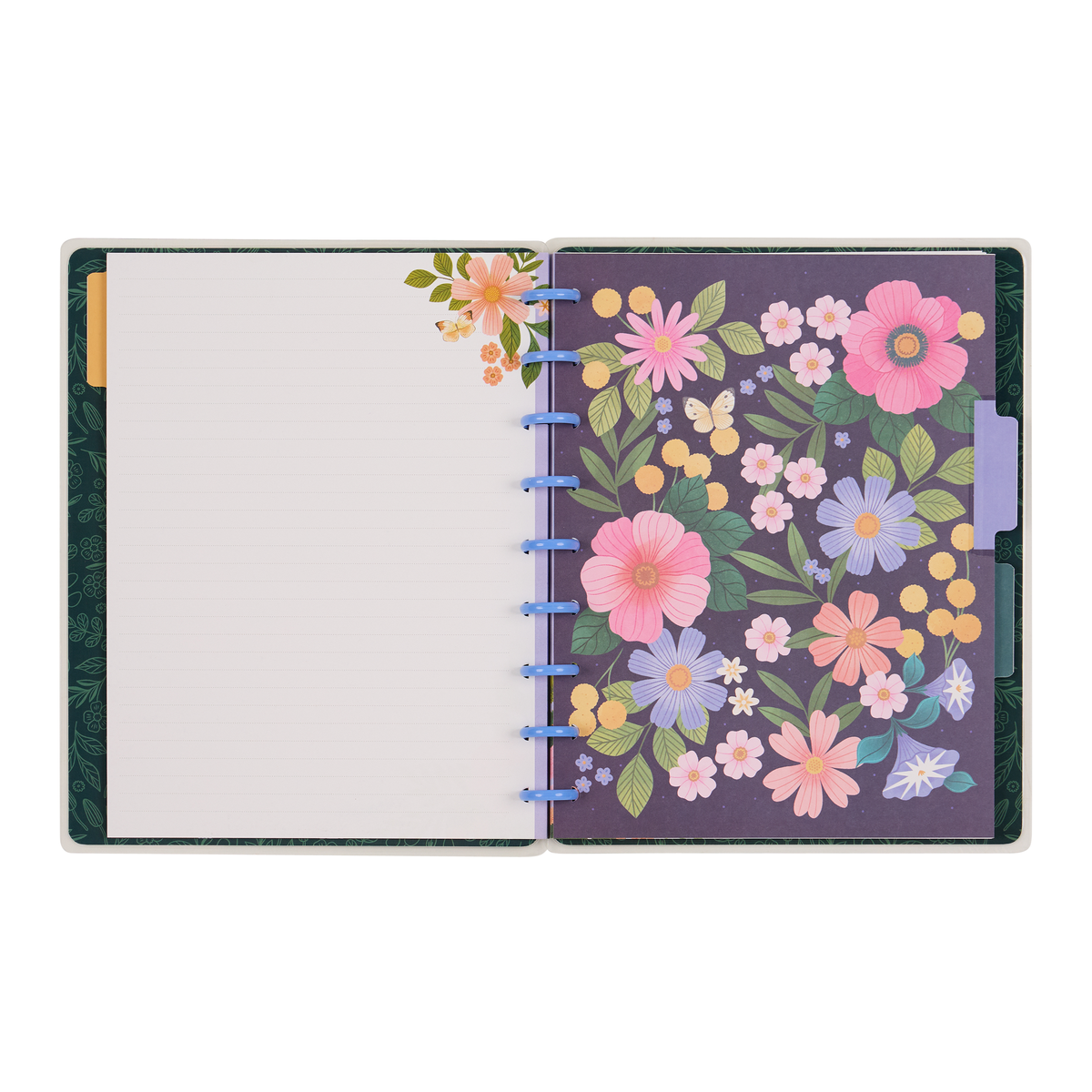 Midnight Meadow - Dotted Lined Classic Notebook - 60 Sheets