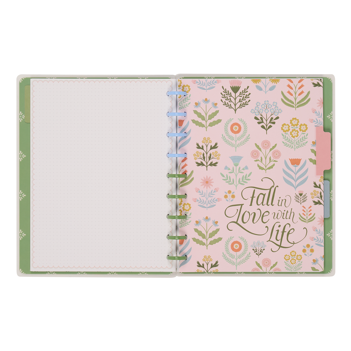 Cottage Charm - Dotted Lined + Dot Grid Classic Notebook - 60 Sheets
