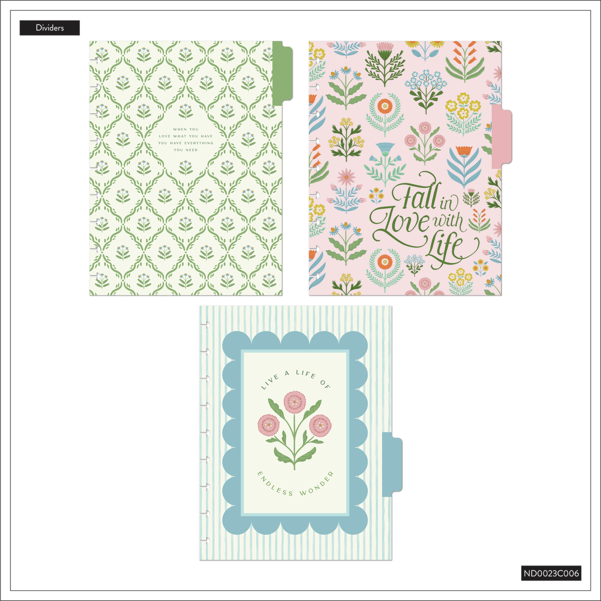 Cottage Charm - Dotted Lined + Dot Grid Classic Notebook - 60 Sheets
