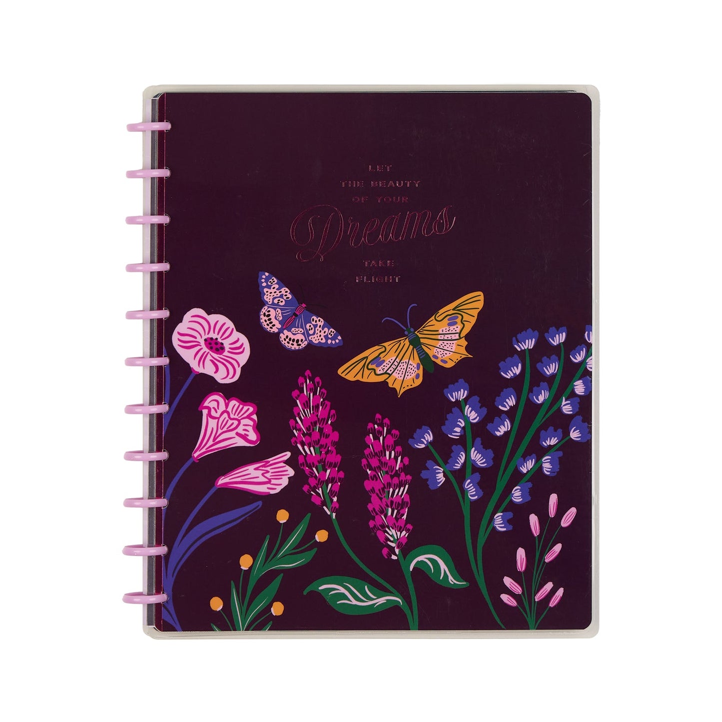 Butterfly Botanics - Dotted Lined Big Notebook - 60 Sheets