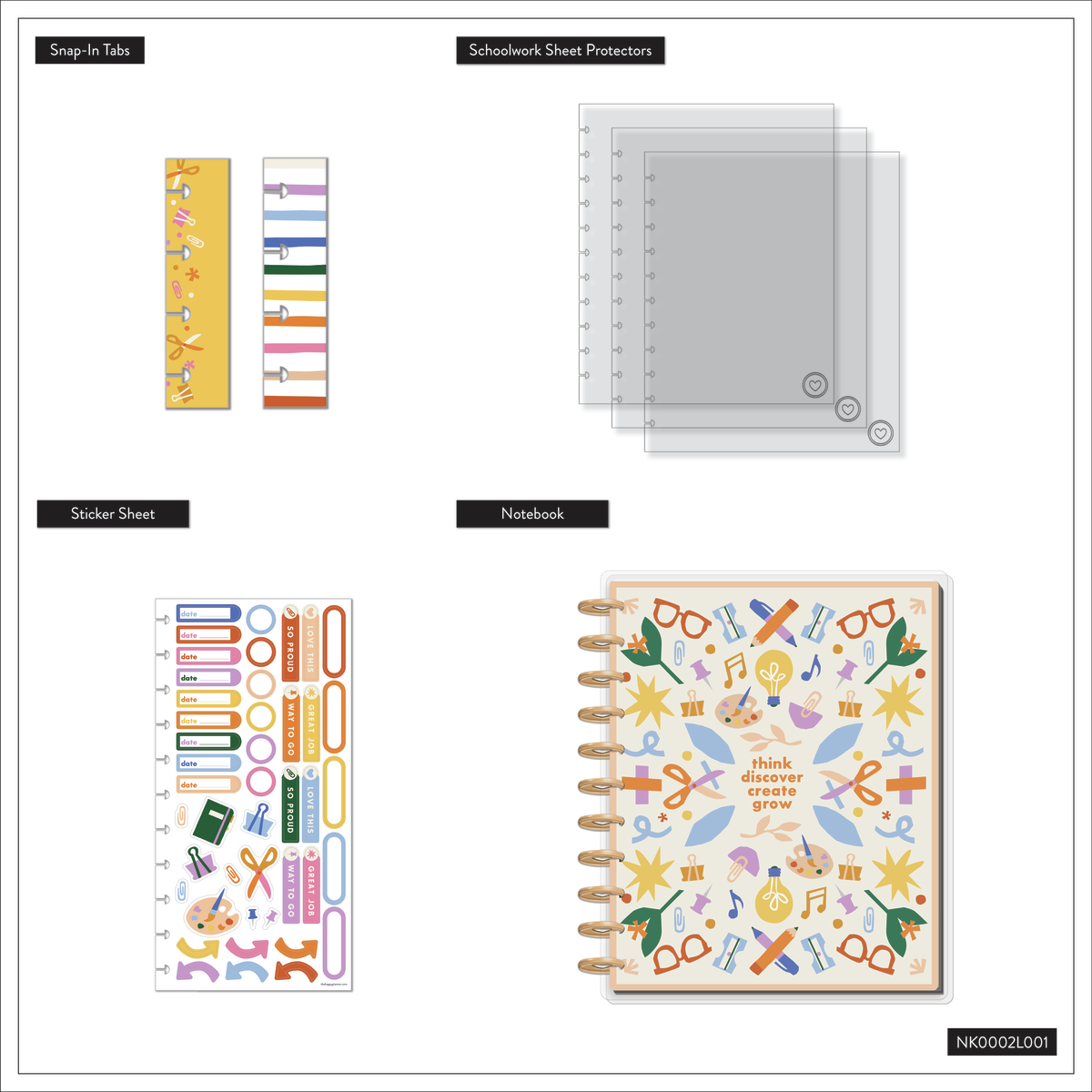 Heart Work Teacher - Schoolwork Organizer Bundle