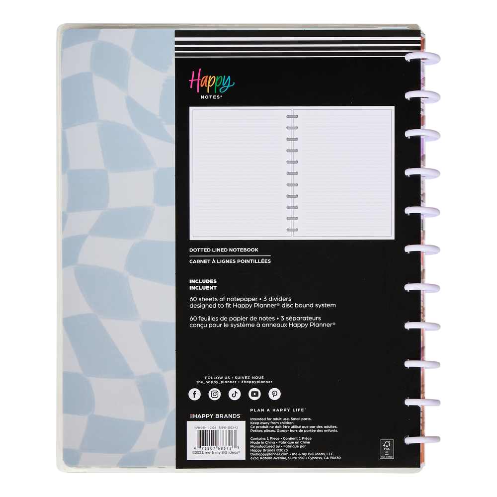 Canyon Modern - Dotted Lined Big Notebook - 60 Sheets