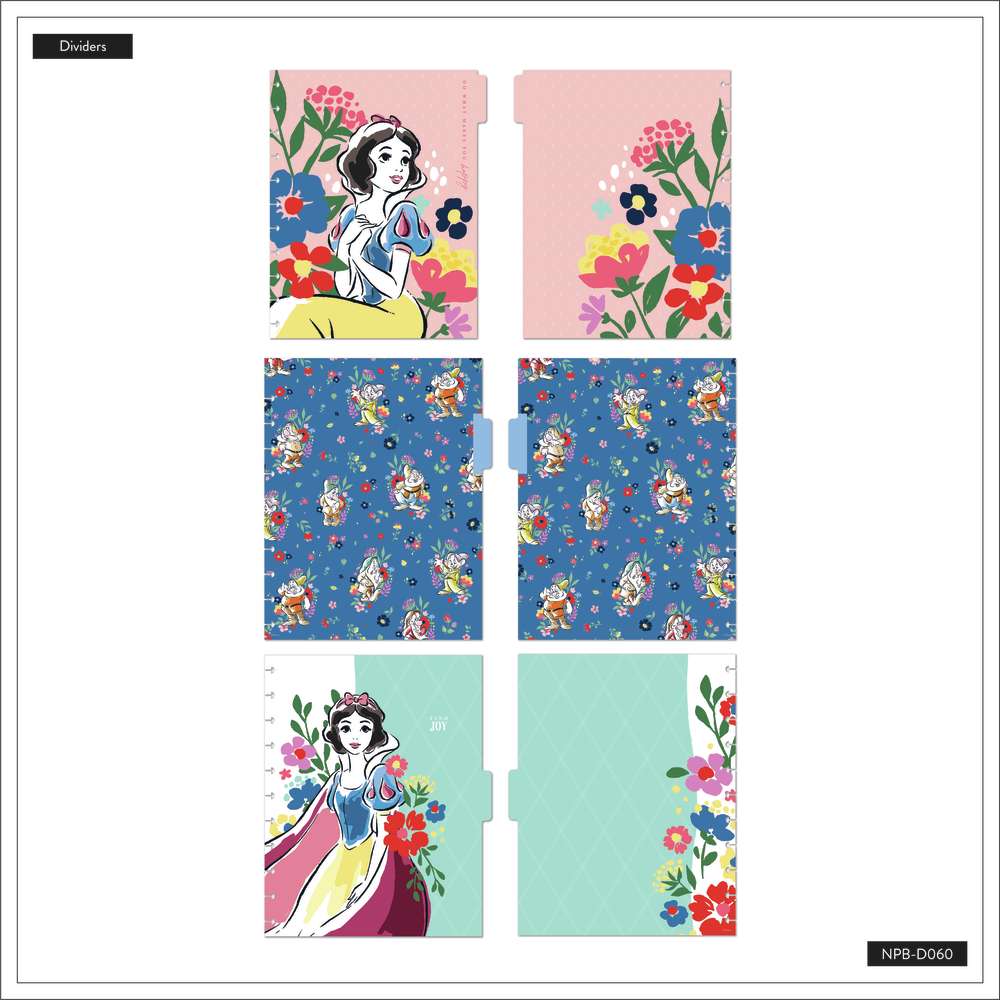 Disney Snow White - Dotted Lined Big Notebook - 60 Sheets