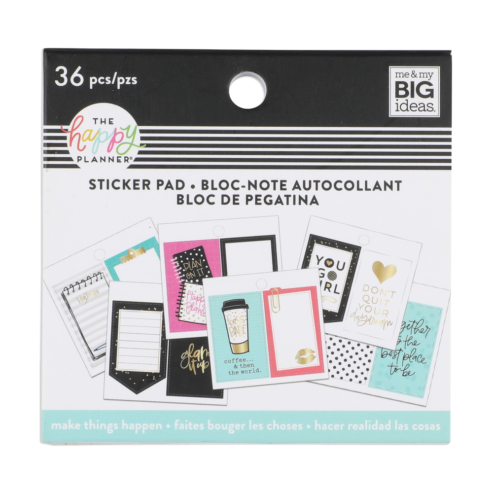 Tiny Sticker Pad - Make Things Happen