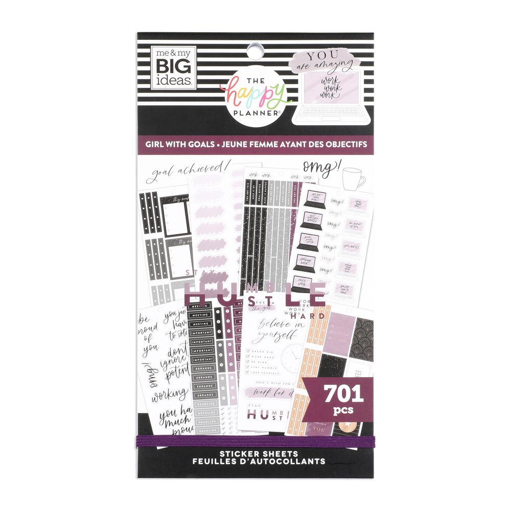 Value Pack Stickers - Girl With Goals