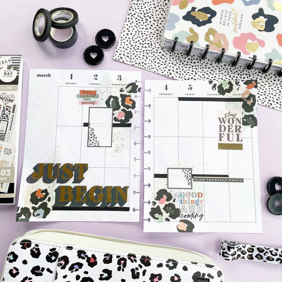 Value Pack Stickers - Colorful Leopard