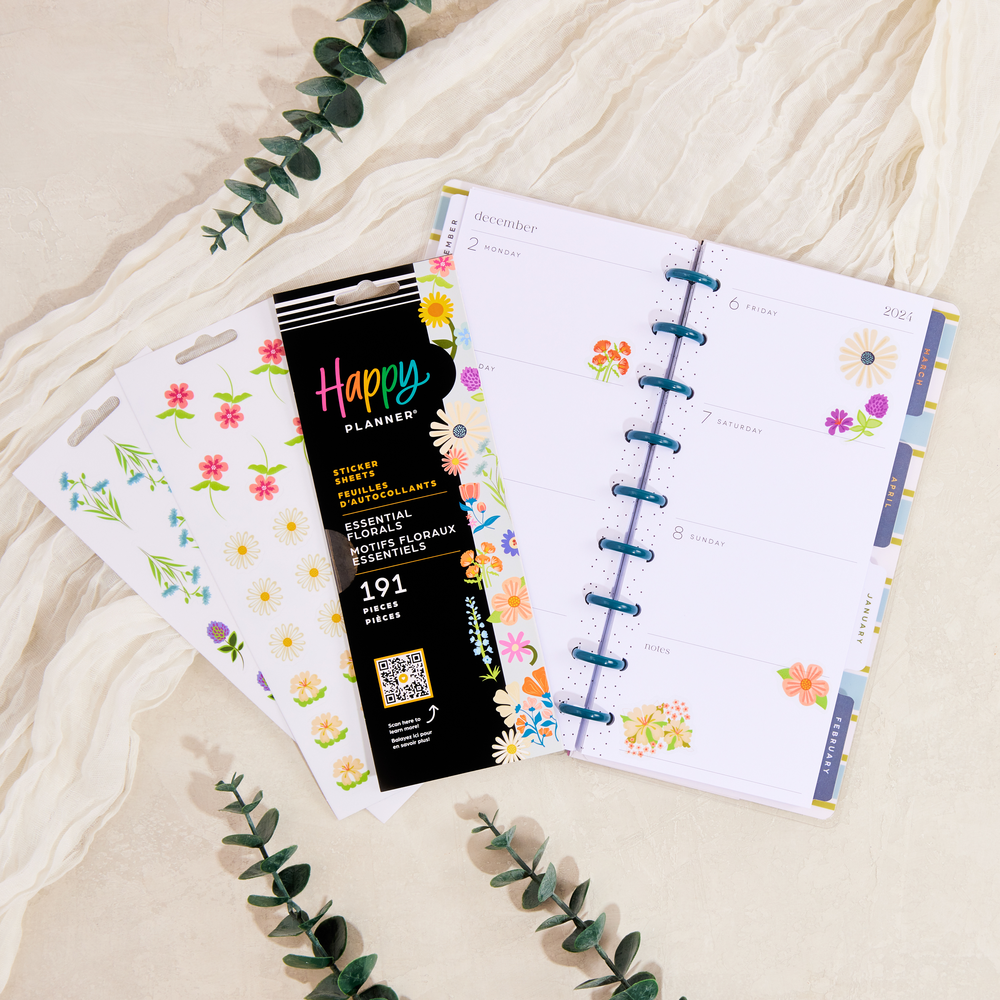 Essential Florals - 8 Sheets