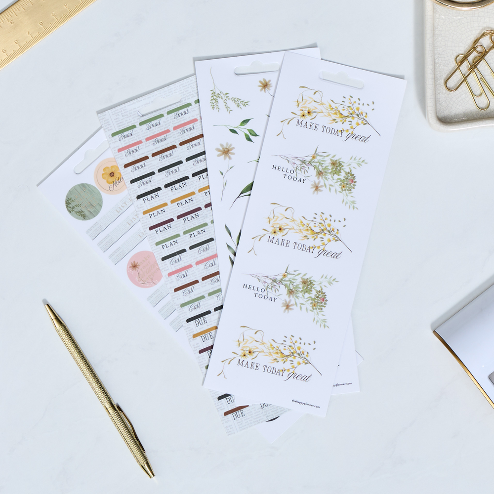 Reading in the Garden Teacher - 8 Sticker Sheets
