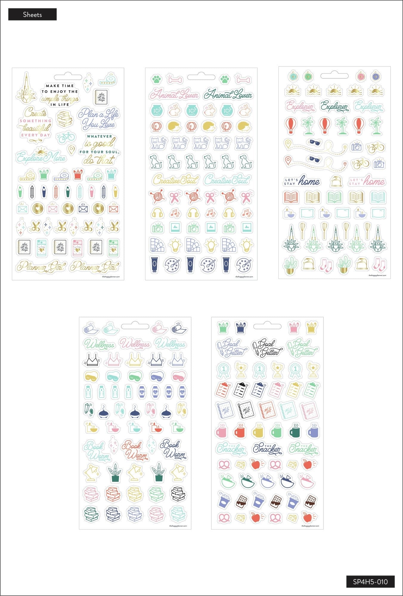 Archetypes - 5 Sticker Sheets