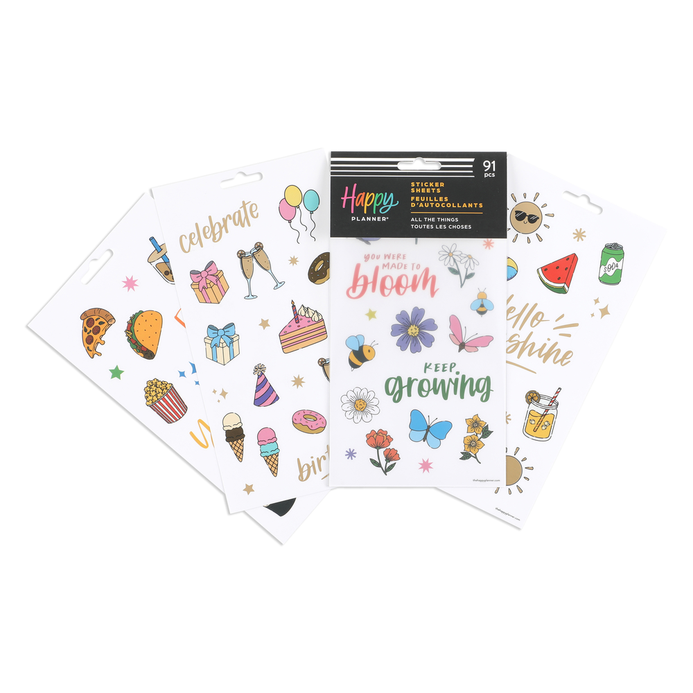 All the Things Icons - 5 Sticker Sheets