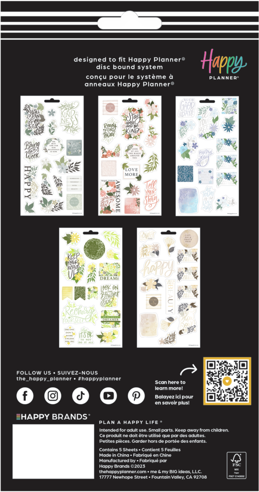Floral Color Story - 5 Sticker Sheets