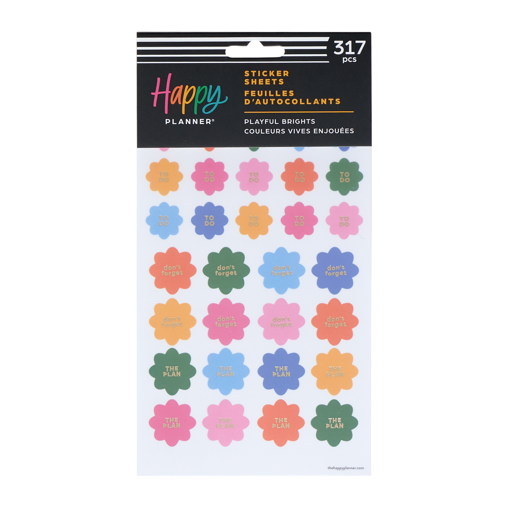 Playful Brights Student - 5 Sticker Sheets