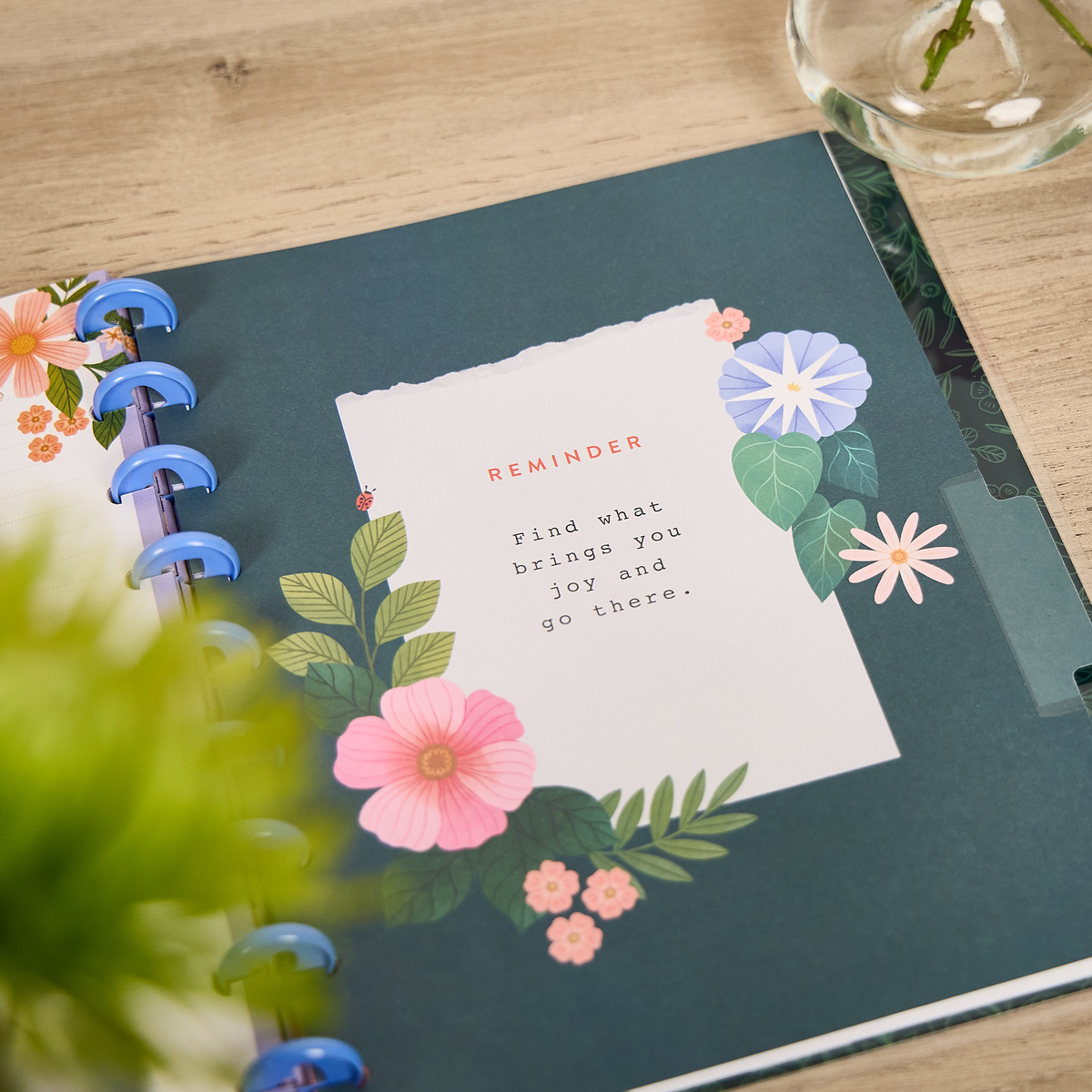 Midnight Meadow - Dotted Lined Classic Notebook - 60 Sheets