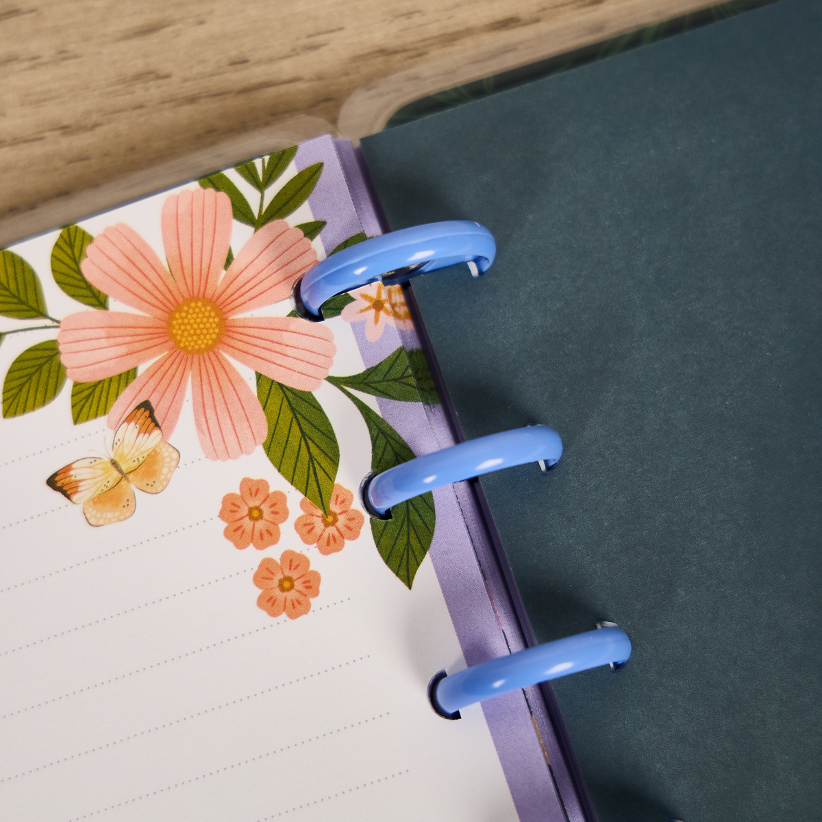 Midnight Meadow - Dotted Lined Classic Notebook - 60 Sheets