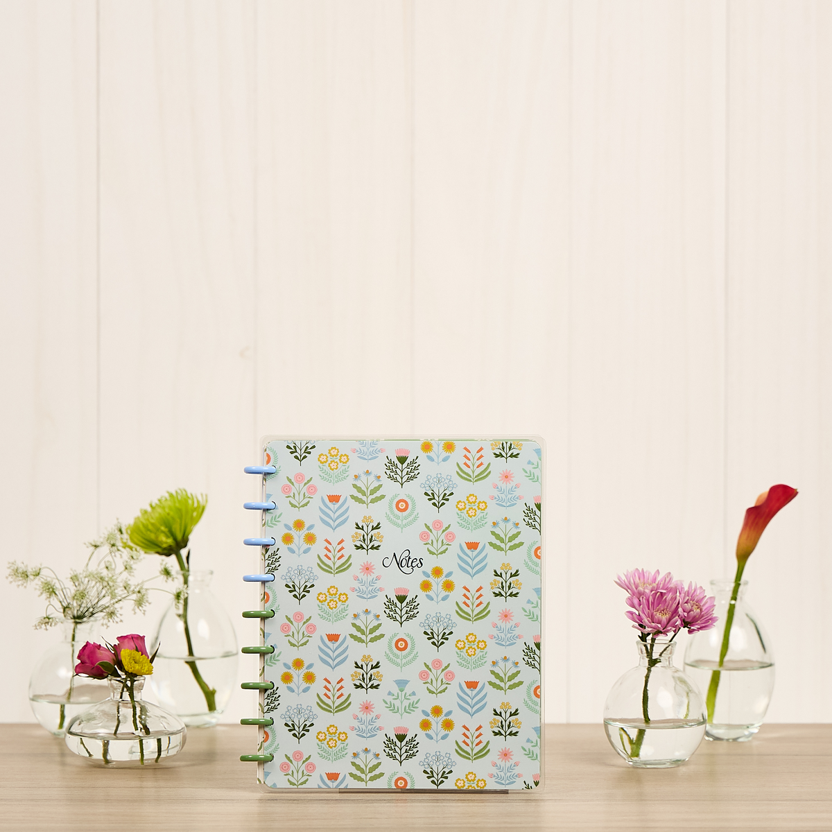 Cottage Charm - Dotted Lined + Dot Grid Classic Notebook - 60 Sheets