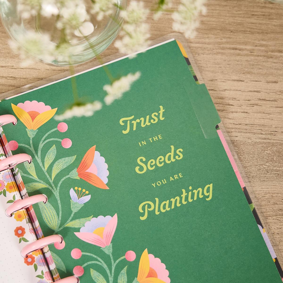Bloom & Glow - Dot Grid Mini Notebook - 60 Sheets