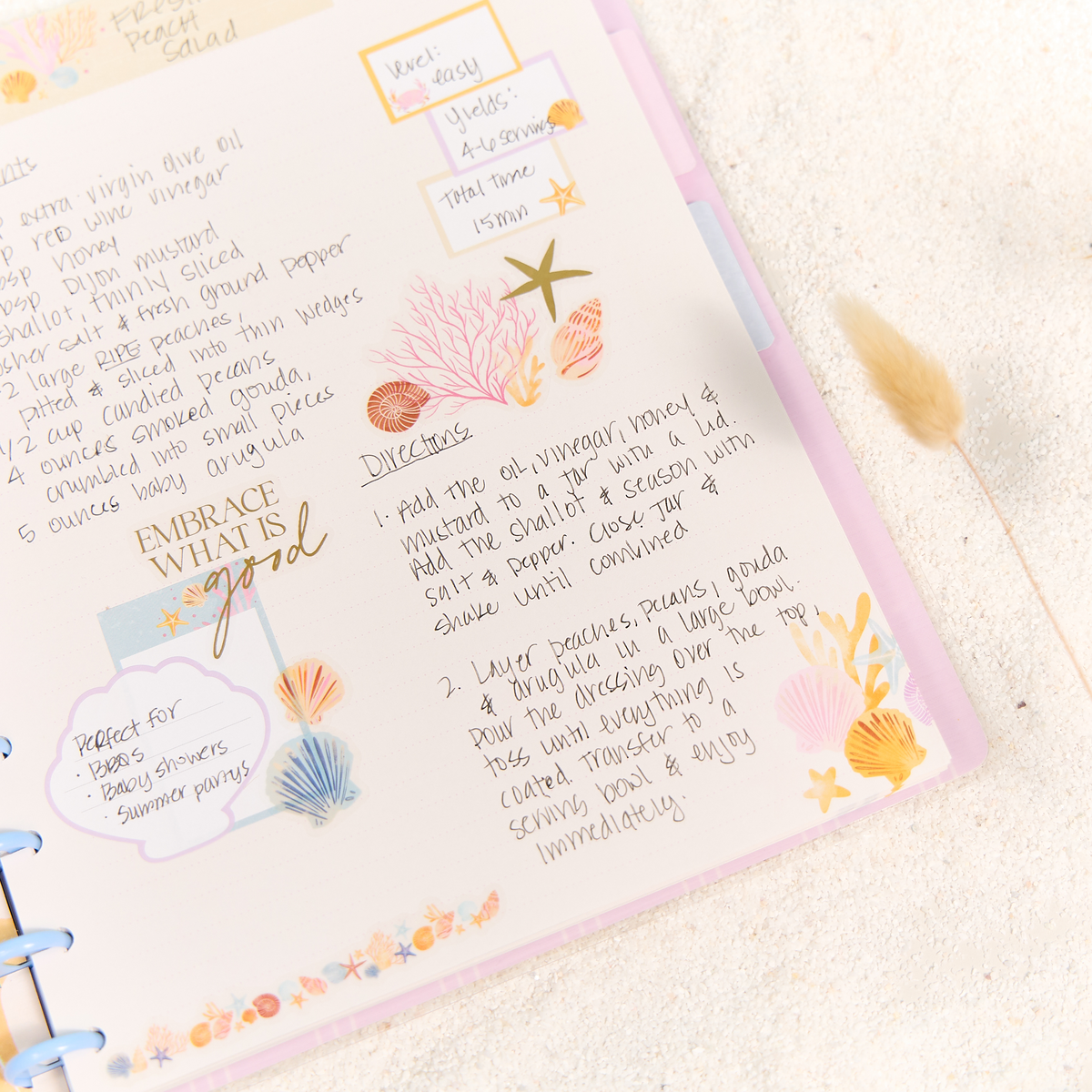 Shell Yeah! - Dotted Lined + Dot Grid Big Notebook - 60 Sheets