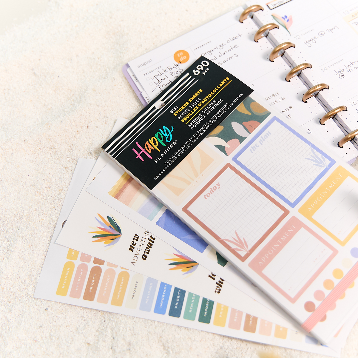 Serene Shapes - Value Pack Stickers - Mini