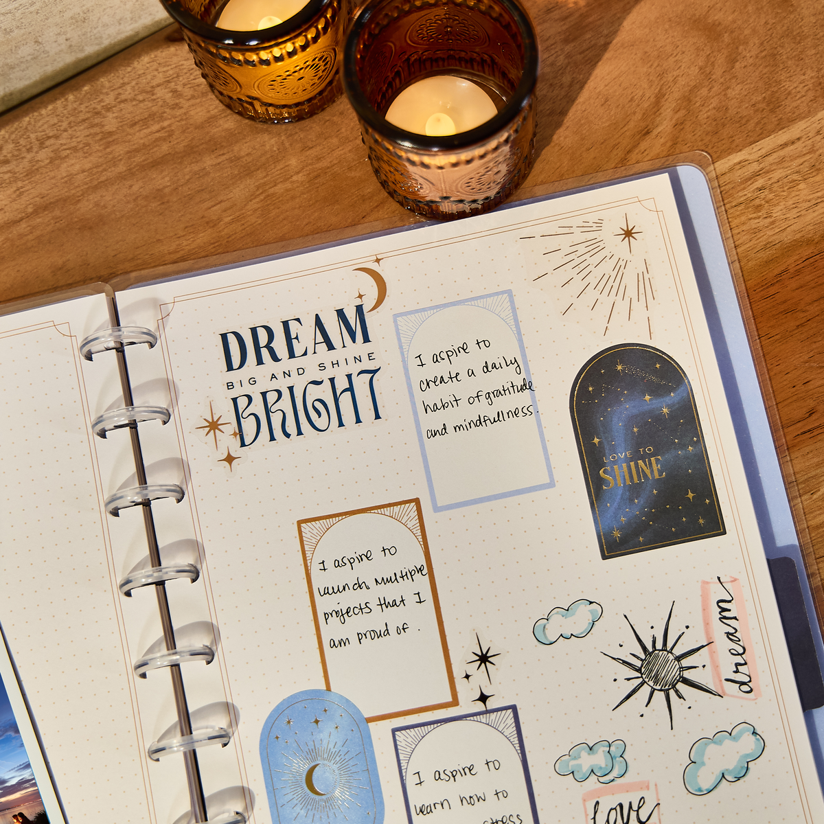 Starcrossed - Dot Grid Classic Notebook - 60 Sheets