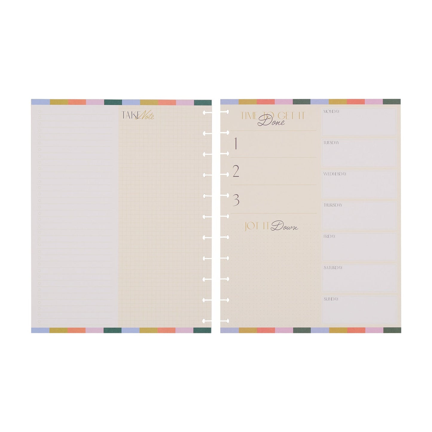 Priorities & Plans - Dashboard Big Filler Paper - 40 Sheets