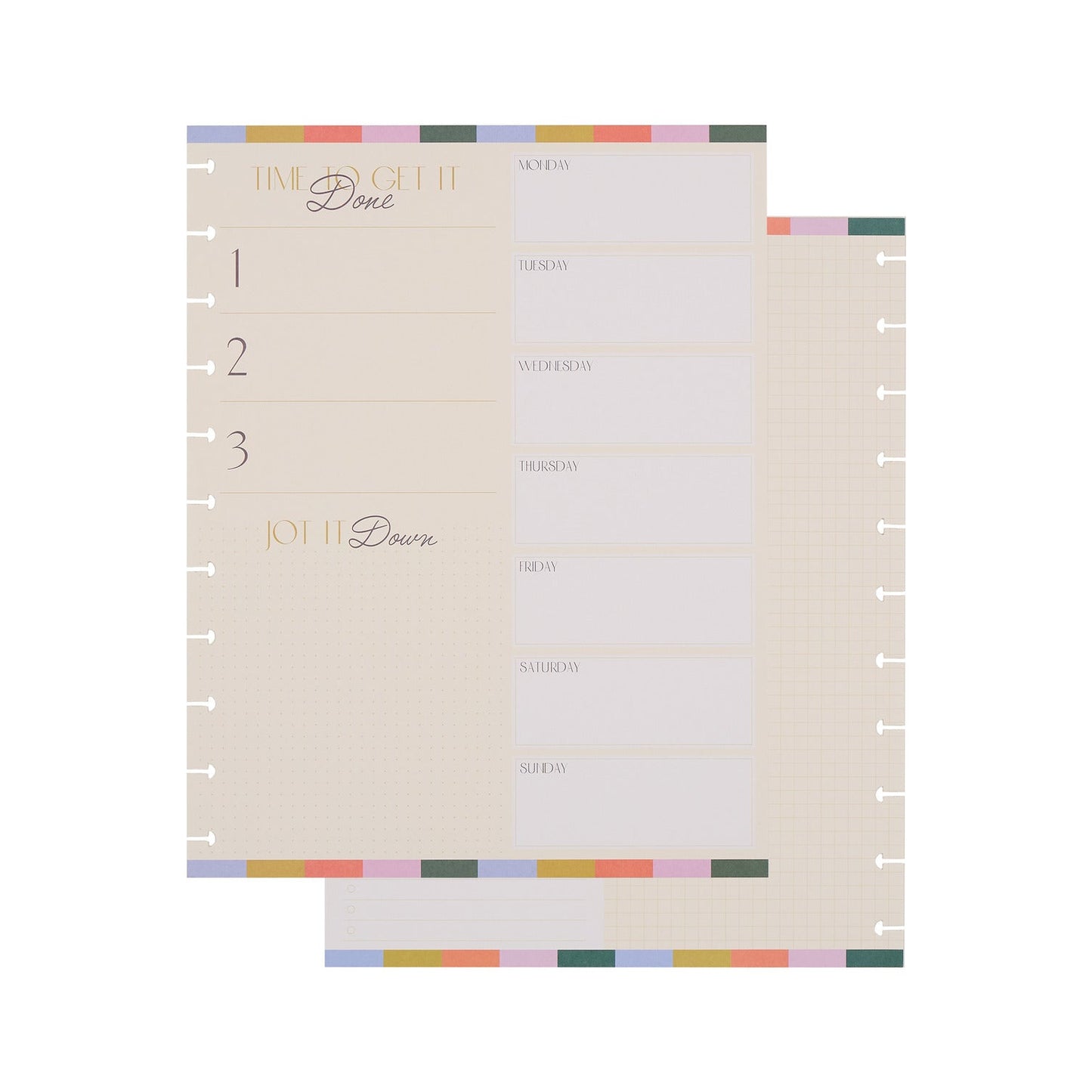 Priorities & Plans - Dashboard Big Filler Paper - 40 Sheets