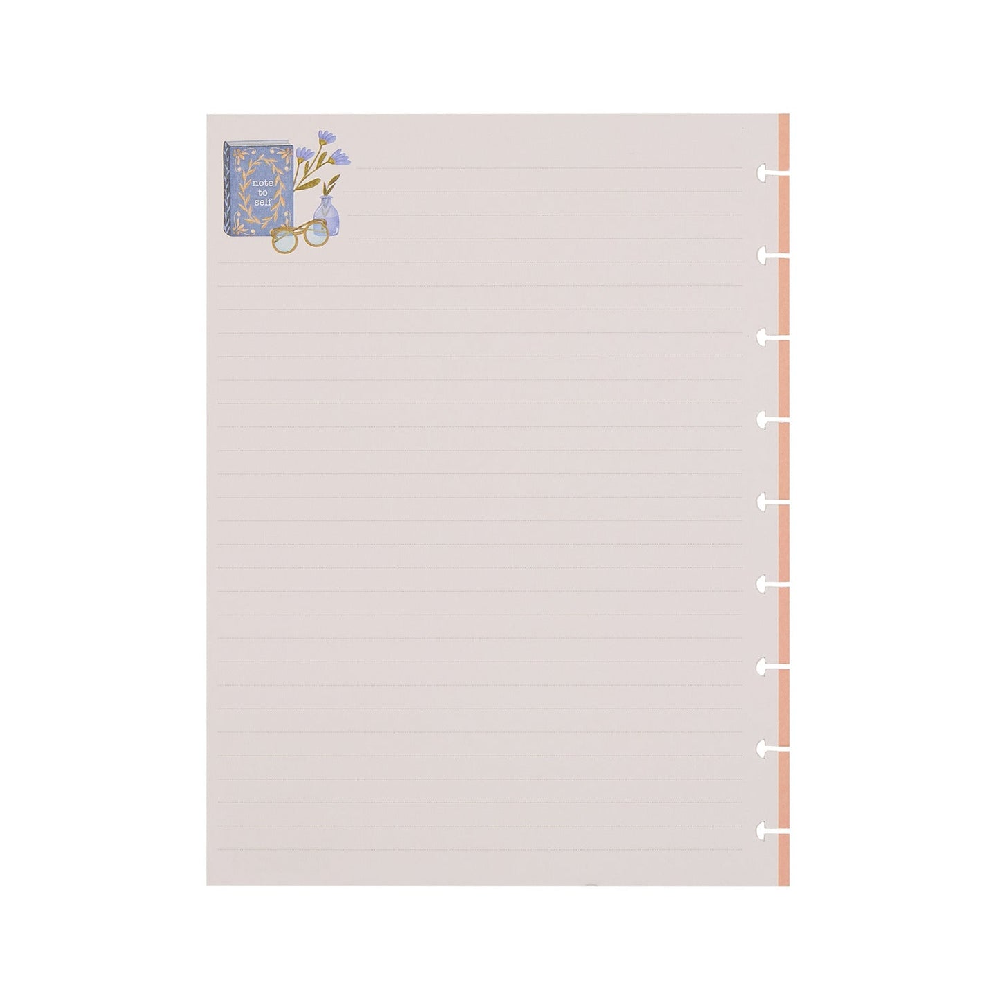 Cozy Reading - Reading List Classic Filler Paper - 40 Sheets