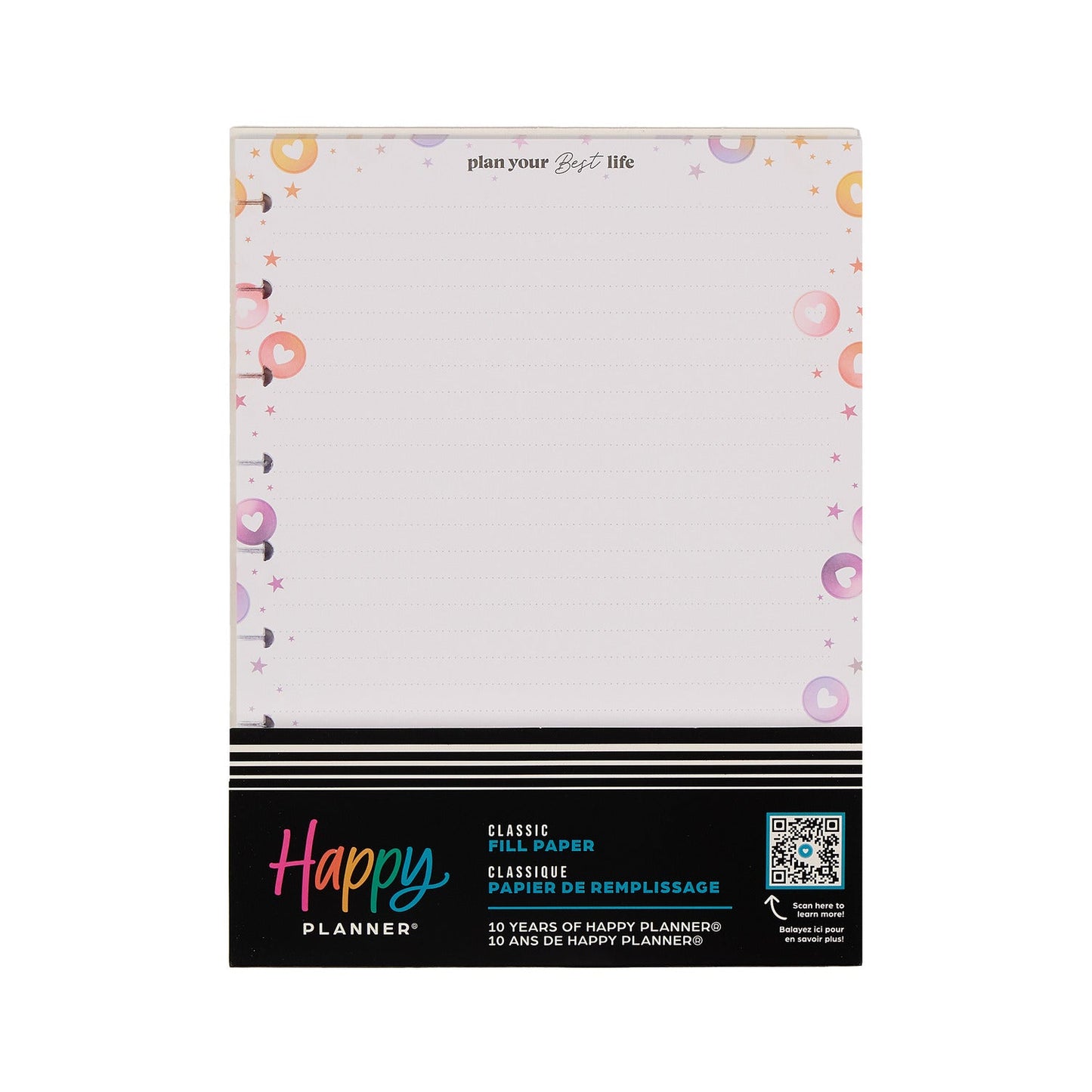 10 Years of Happy - Checklist Classic Filler Paper - 40 Sheets