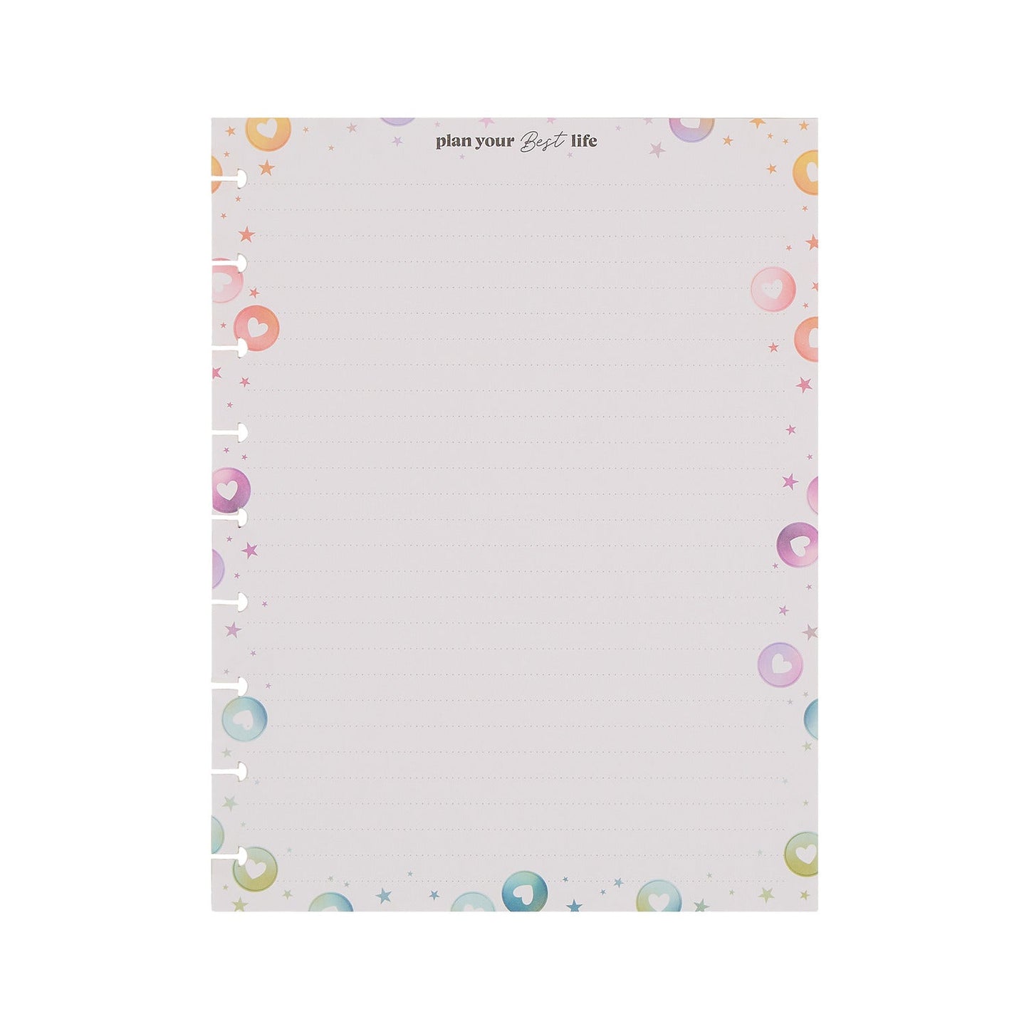 10 Years of Happy - Checklist Classic Filler Paper - 40 Sheets