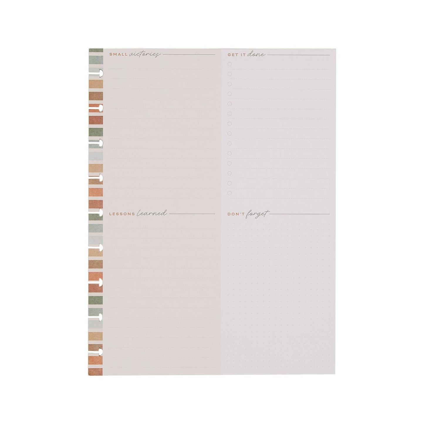 Sage & Terracotta Budget - Budget Classic Filler Paper - 40 Sheets