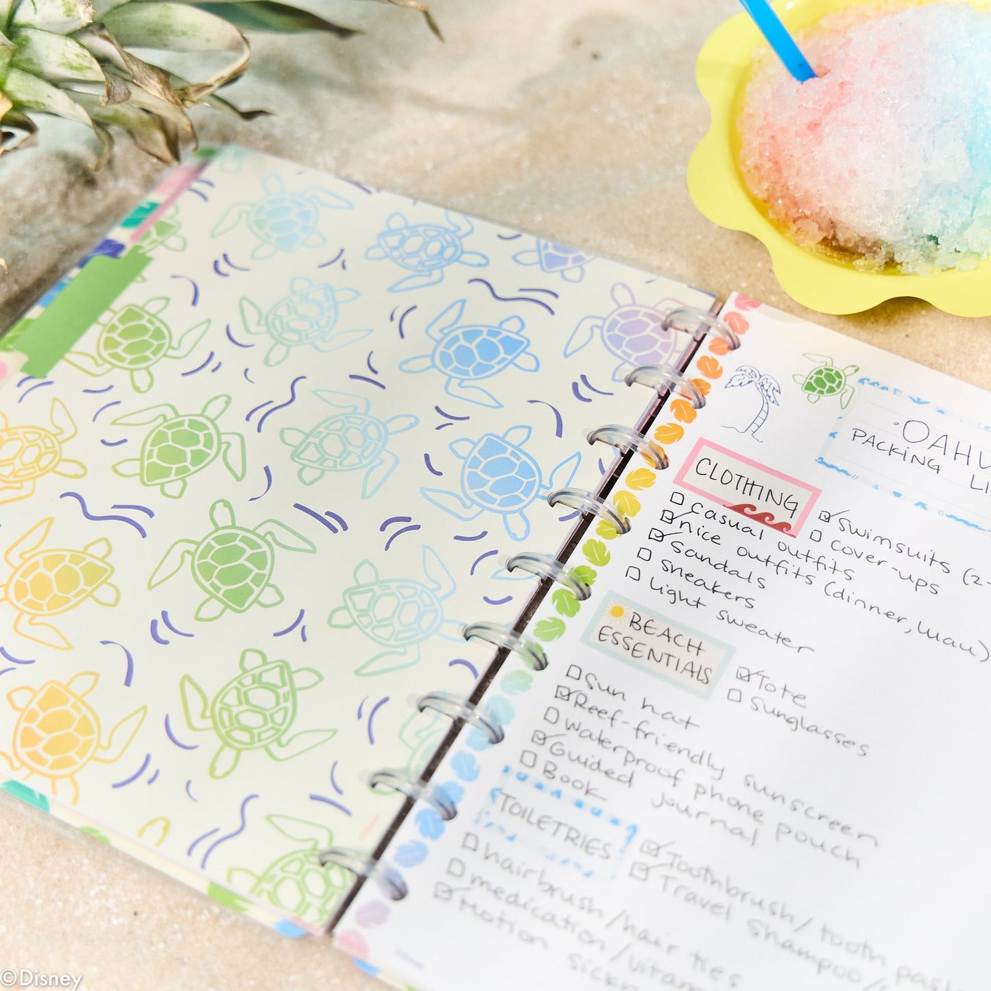 Disney Lilo & Stitch Make Waves - Dotted Lined Classic Notebook - 60 Sheets