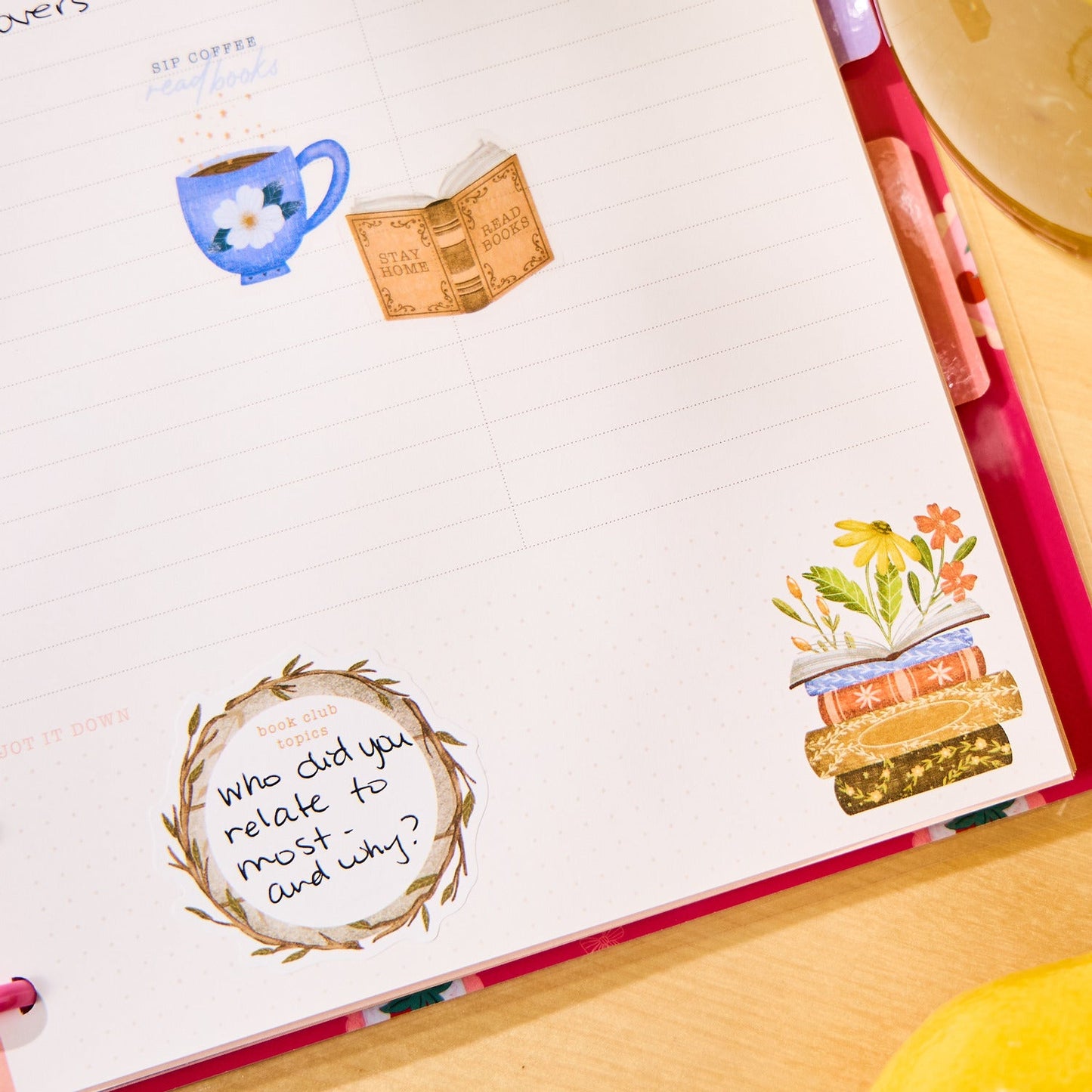 Cozy Reading - Reading List Classic Filler Paper - 40 Sheets