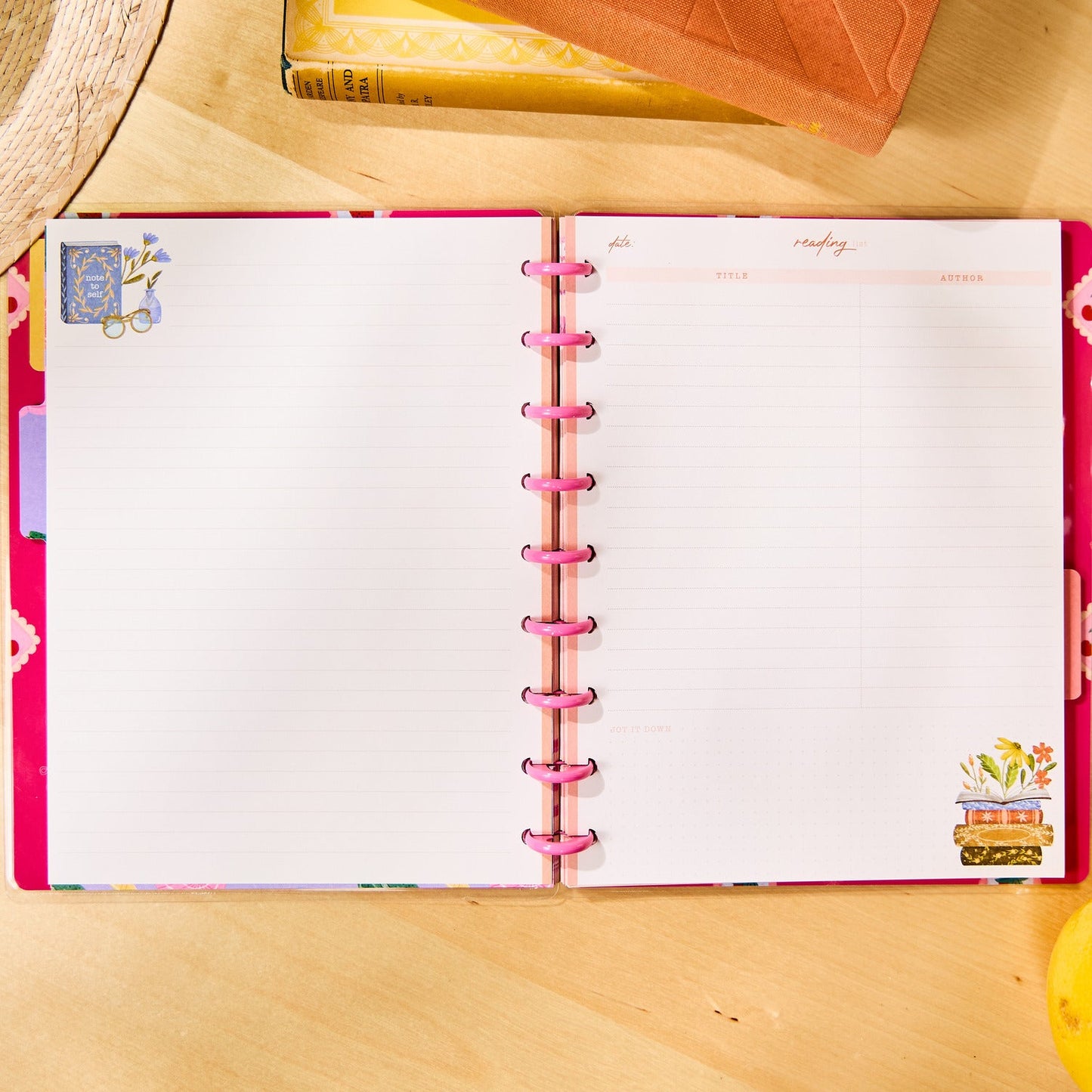 Cozy Reading - Reading List Classic Filler Paper - 40 Sheets