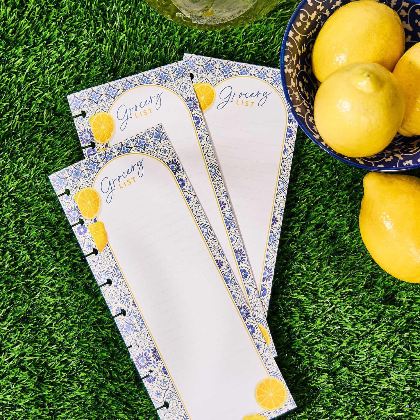 Tuscan Table Meal Planning - Grocery List + Meal Plan Classic Filler Paper - 40 Sheets