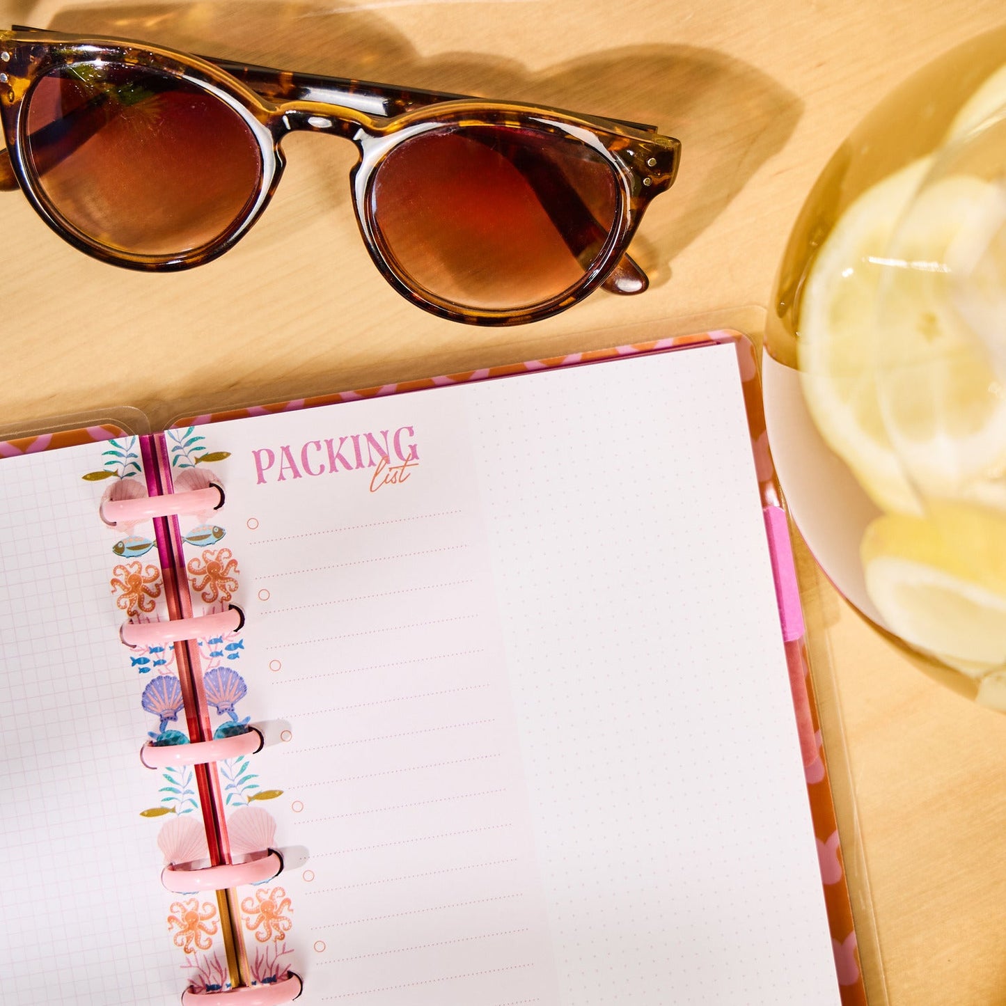 Packing List - Checklist + Dot Grid Mini Filler Paper - 40 Sheets