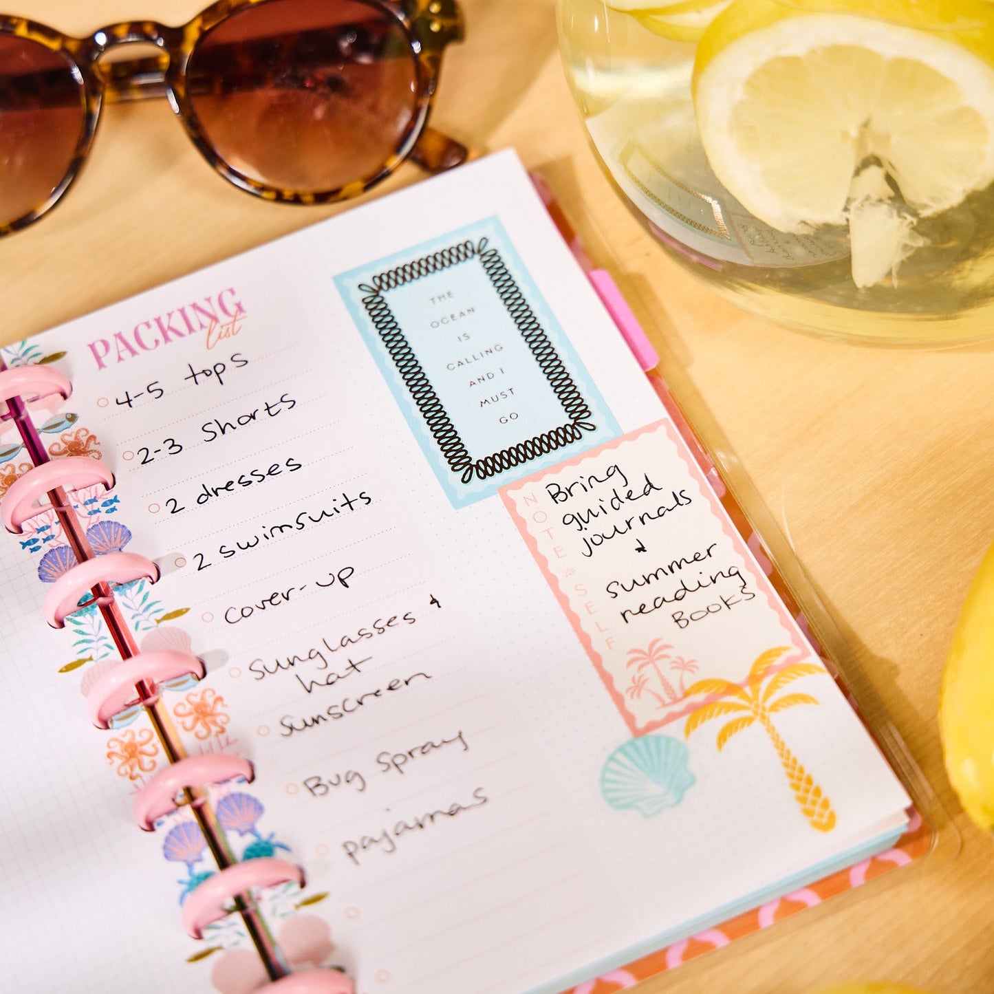 Packing List - Checklist + Dot Grid Mini Filler Paper - 40 Sheets