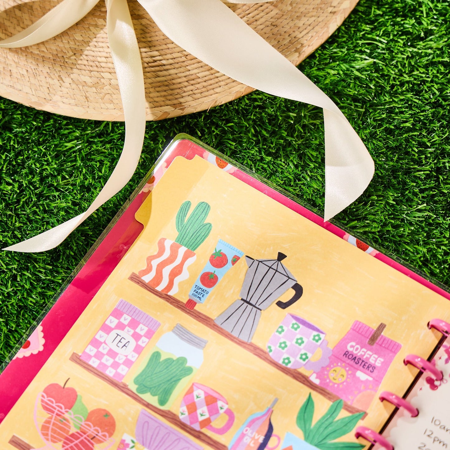 Happy Little Vibes - Dotted Lined Classic Notebook - 60 Sheets