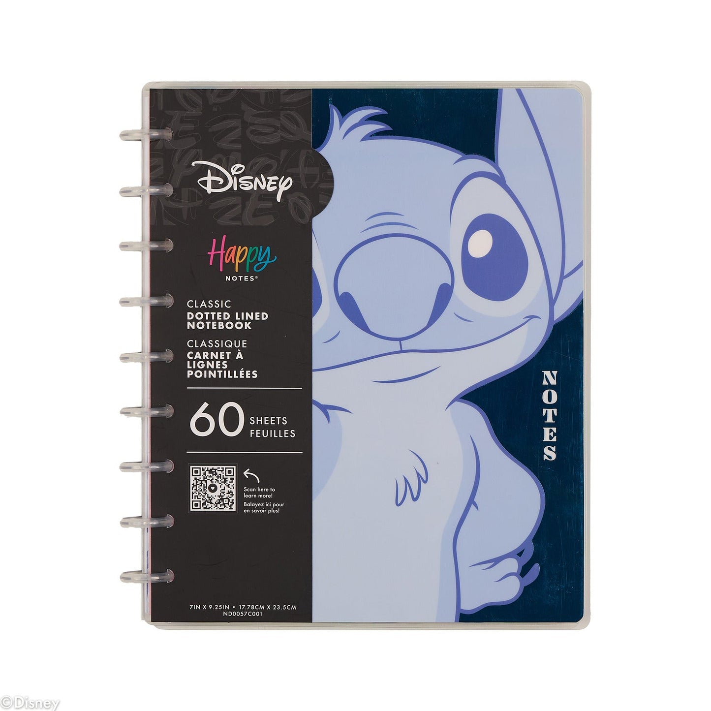 Disney Lilo & Stitch Make Waves - Dotted Lined Classic Notebook - 60 Sheets