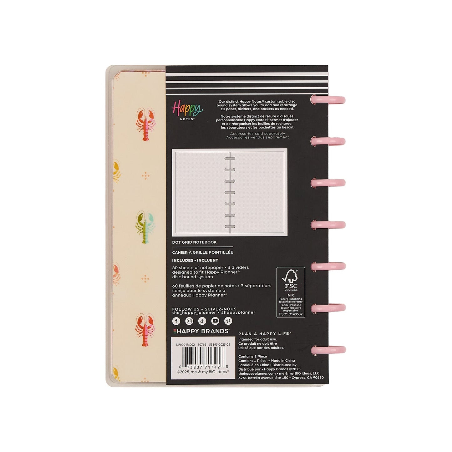 Palm Beach - Dot Grid Mini Notebook - 60 Sheets