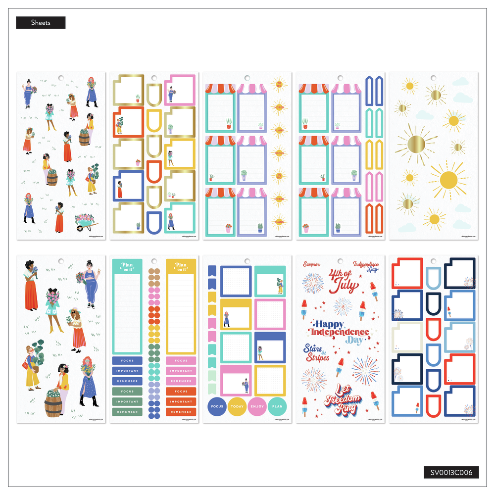 Summer Vibes - Value Pack Stickers