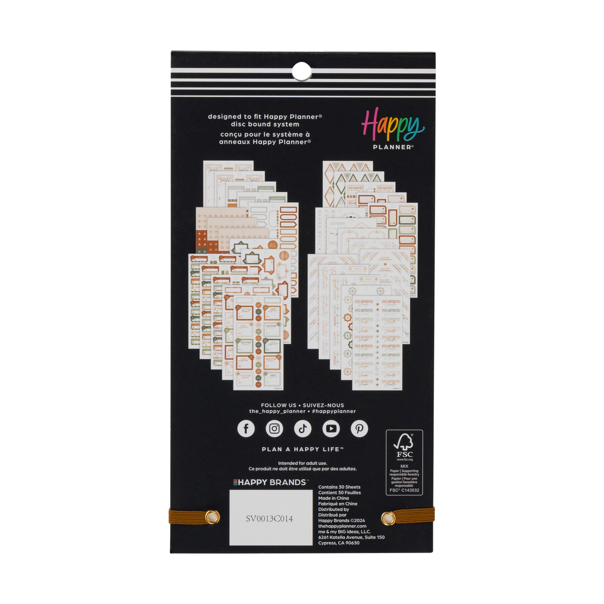 Sage & Terracotta Budget - Value Pack Stickers