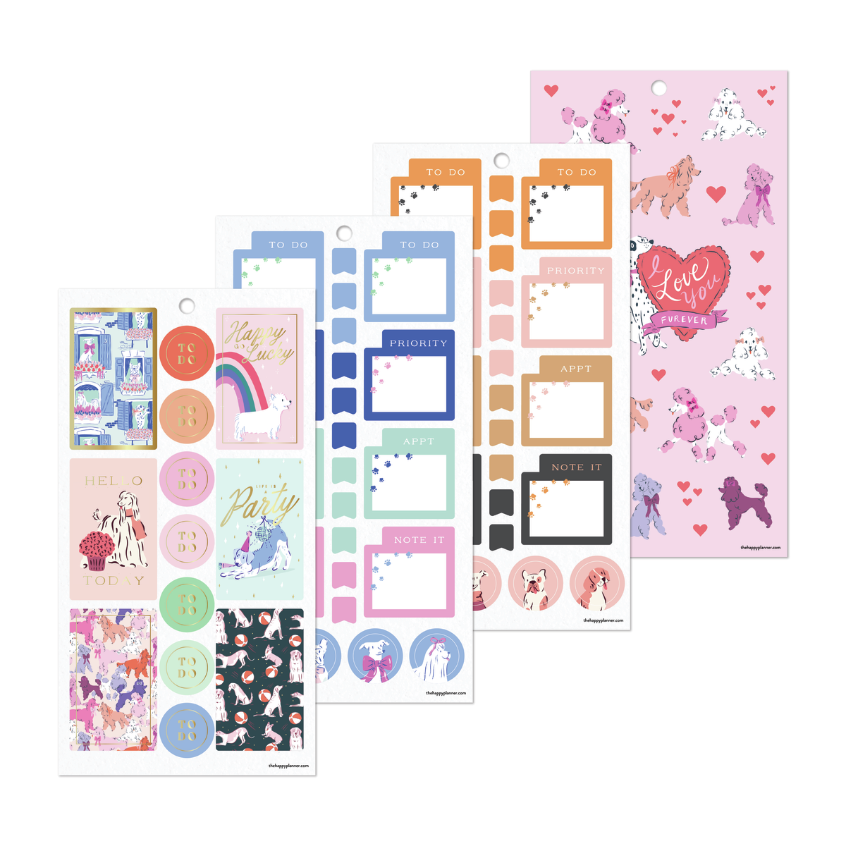 Pawsitive Seasonal Dogs - Value Pack Stickers