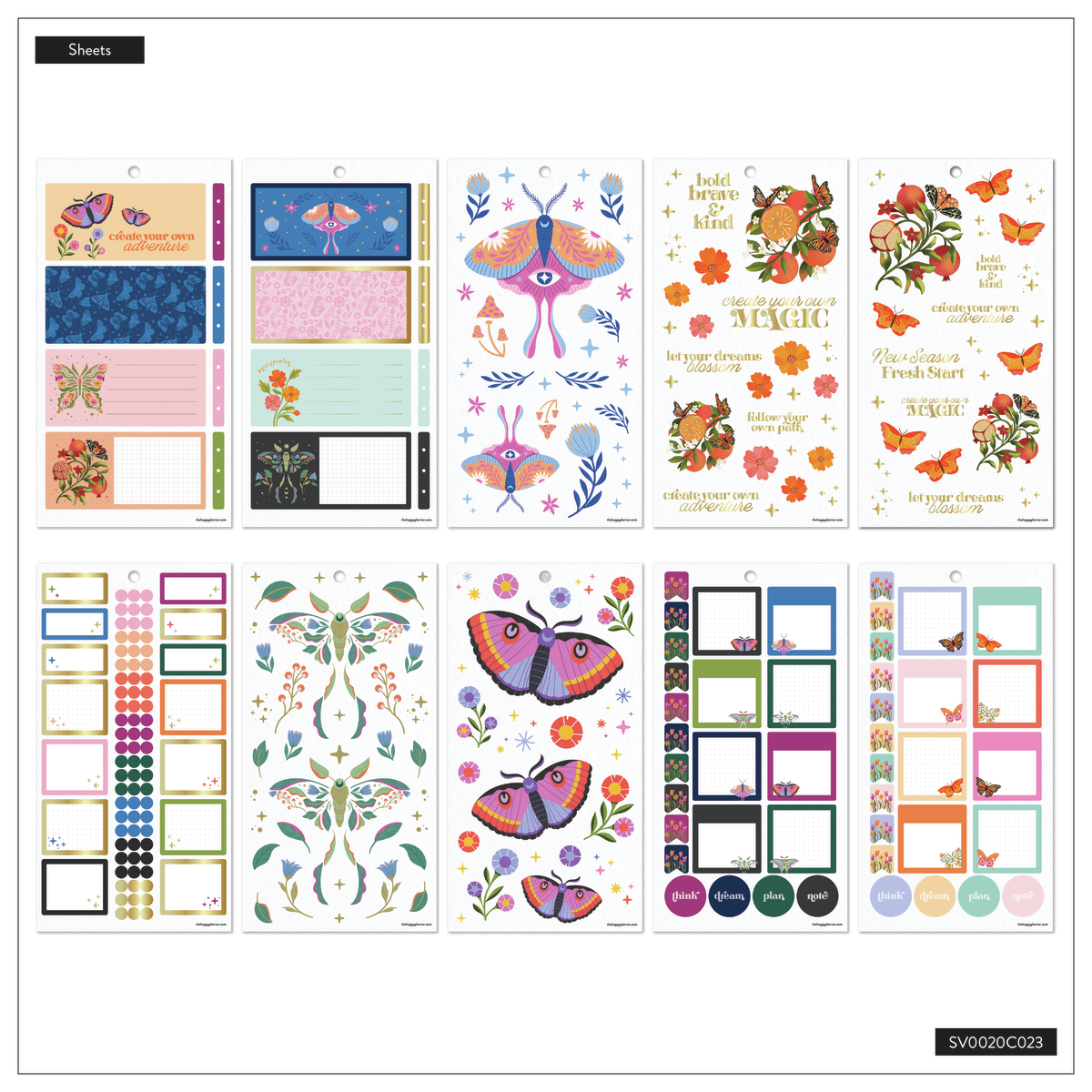Mystic Blooms - Value Pack Stickers