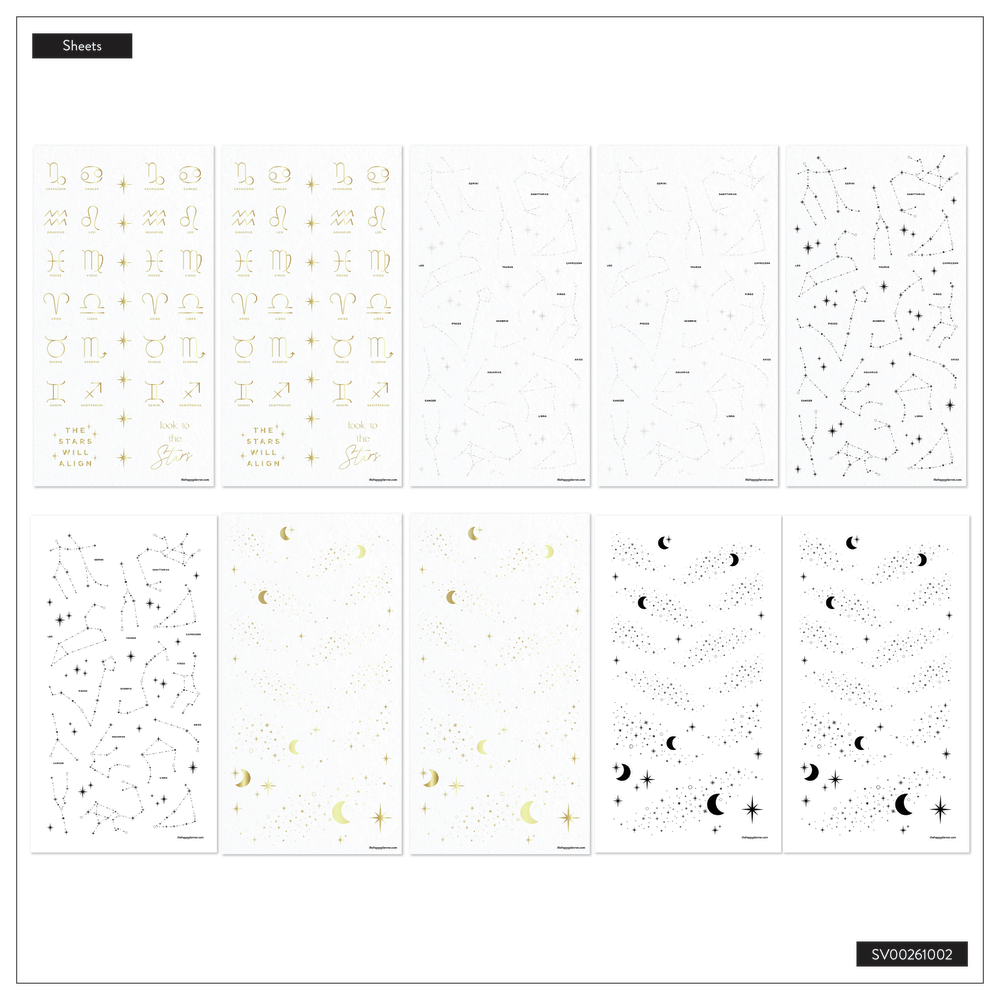 Zodiac Stargazer - Mega Value Pack Stickers - 100 Sheets