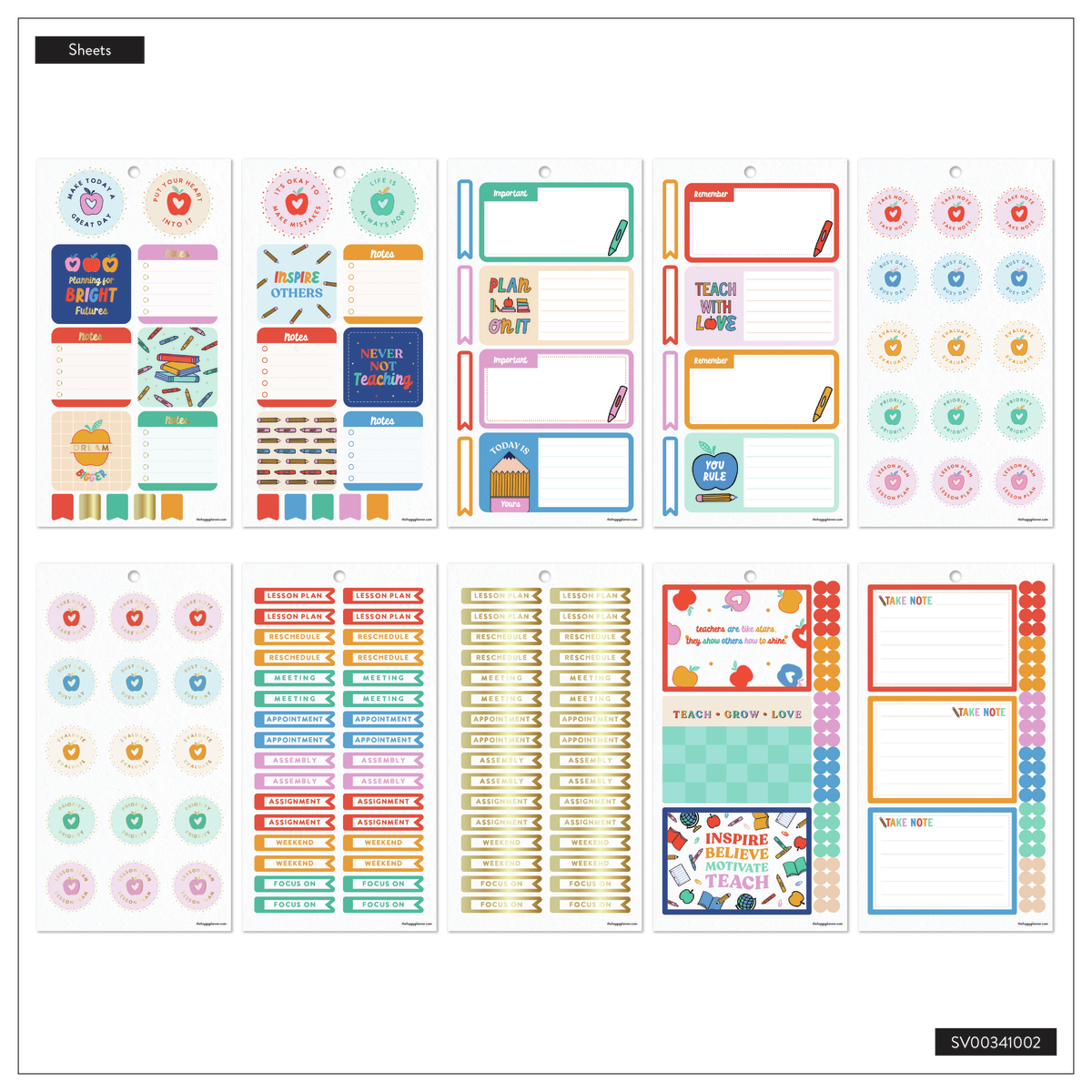 Love to Teach - Value Pack Stickers - Big