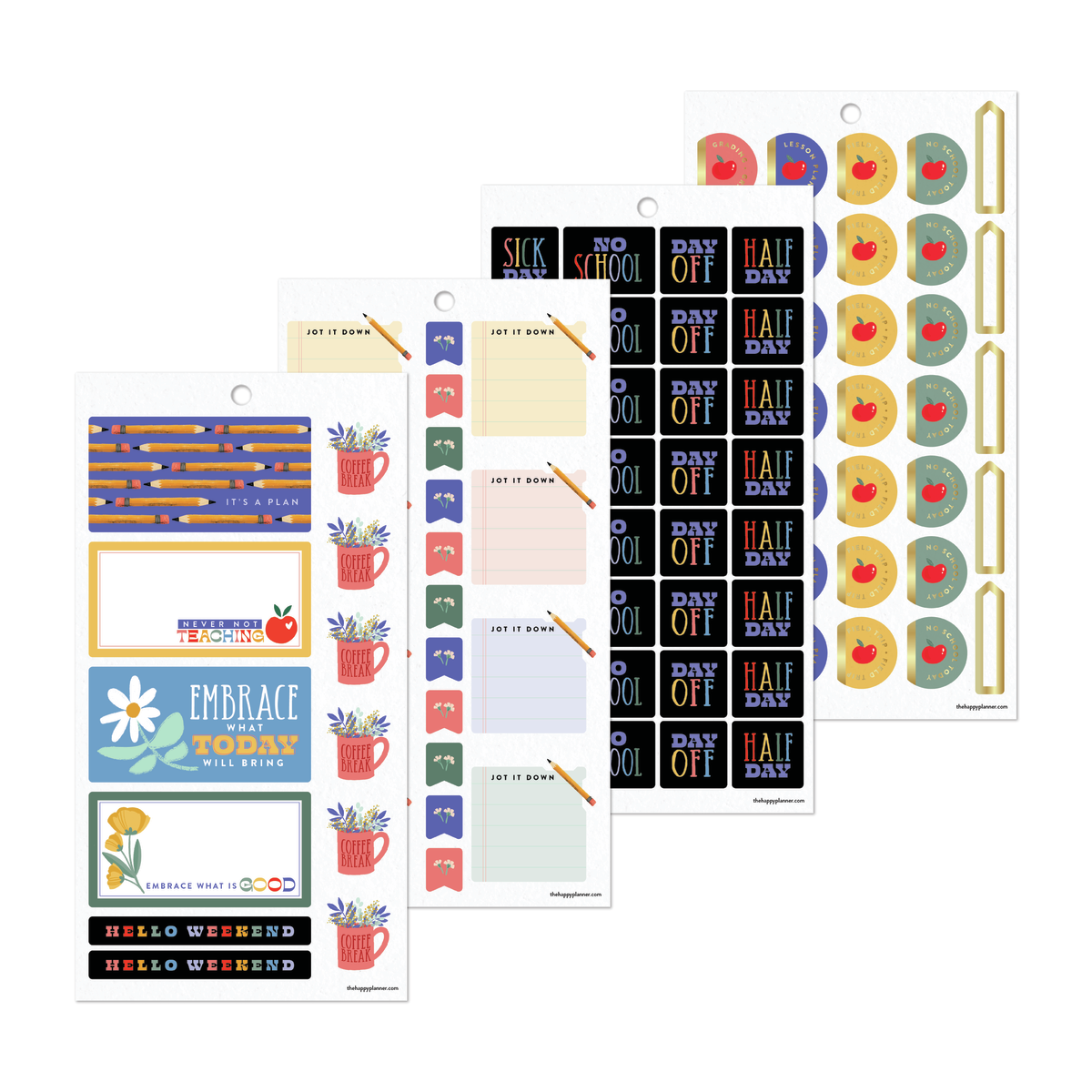 Teachers Are Heroes - Value Pack Stickers