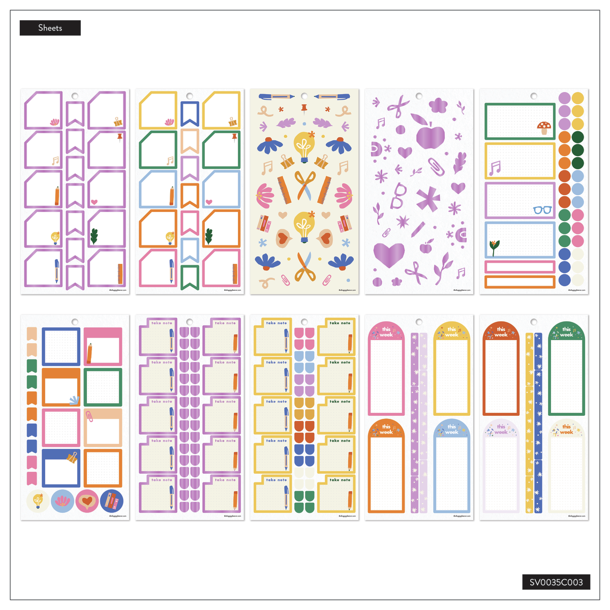 Heart Work Teacher - Value Pack Stickers