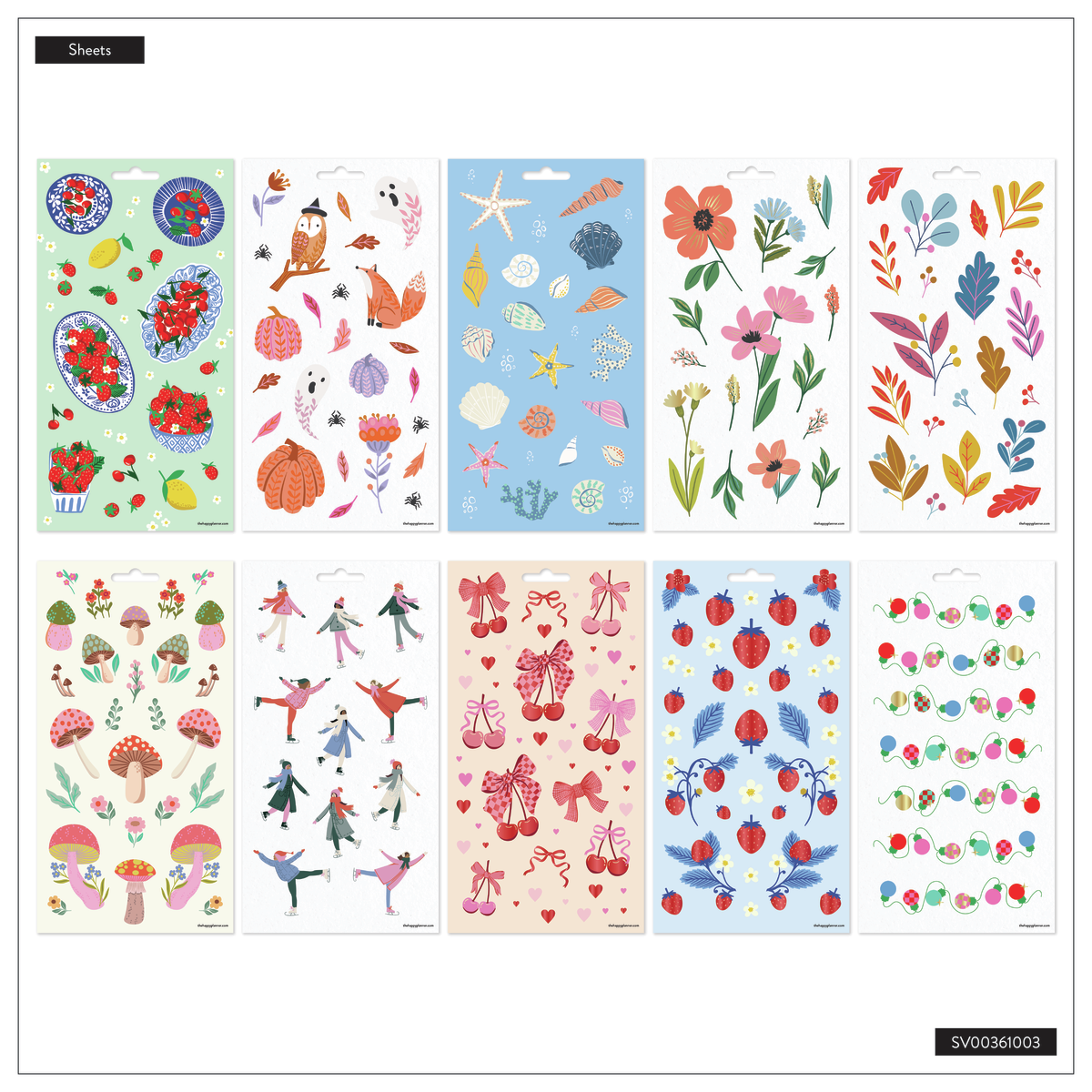 Teaching Seasons - 10 Sticker Sheets