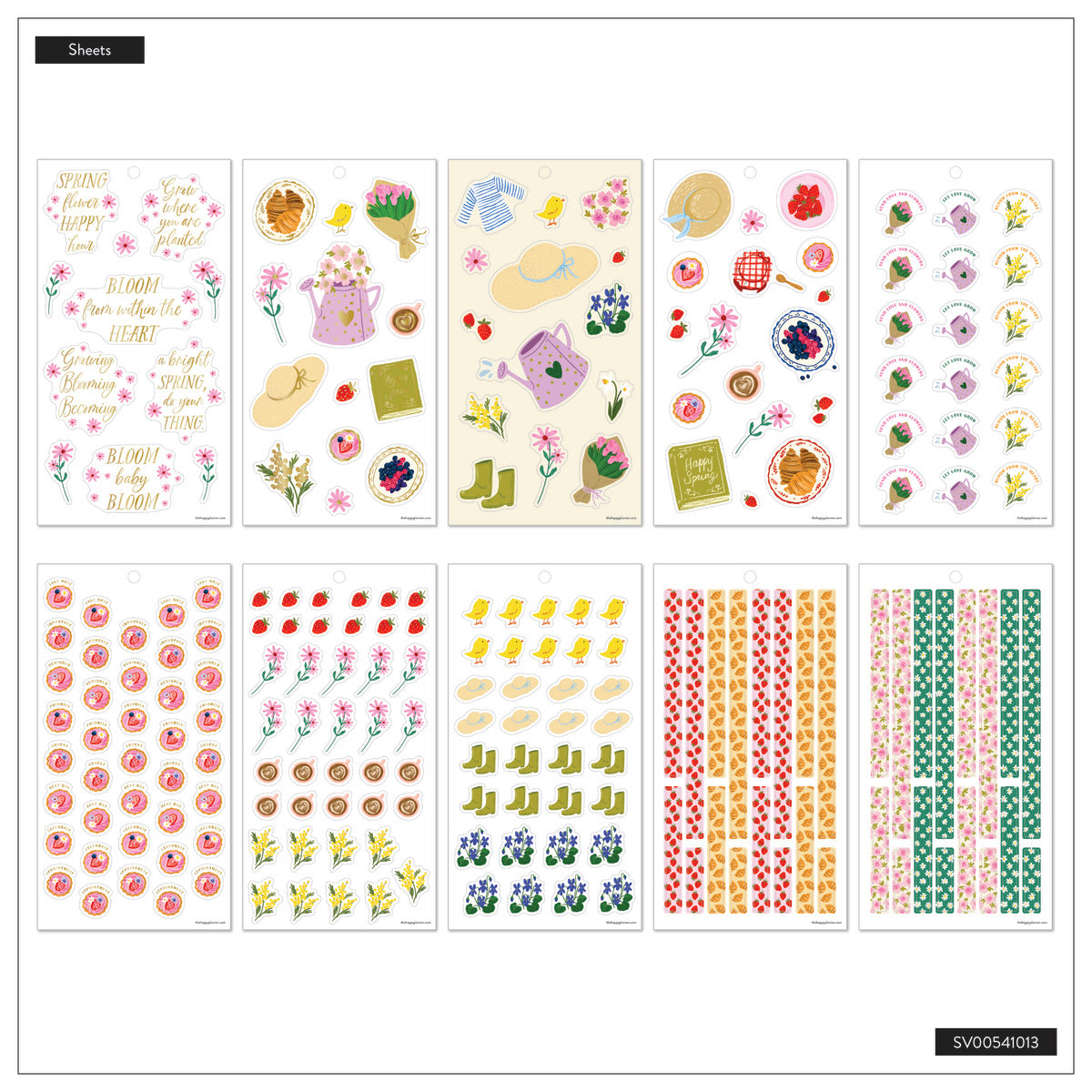 Spring Charm - Value Pack Stickers