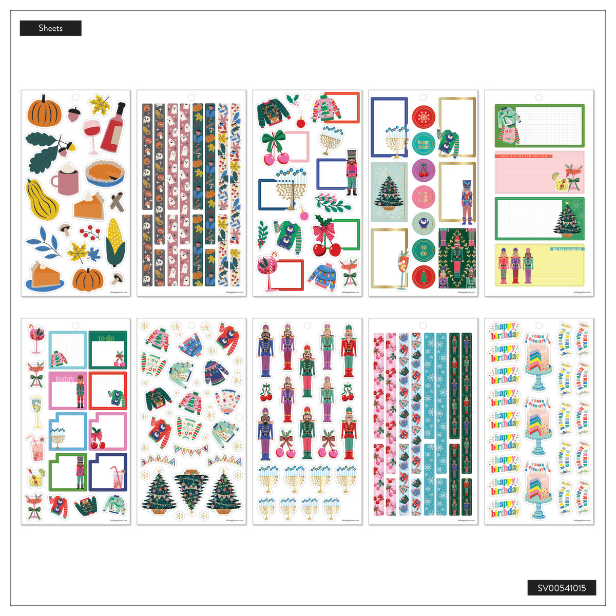 Seasonal Year - Value Pack Stickers