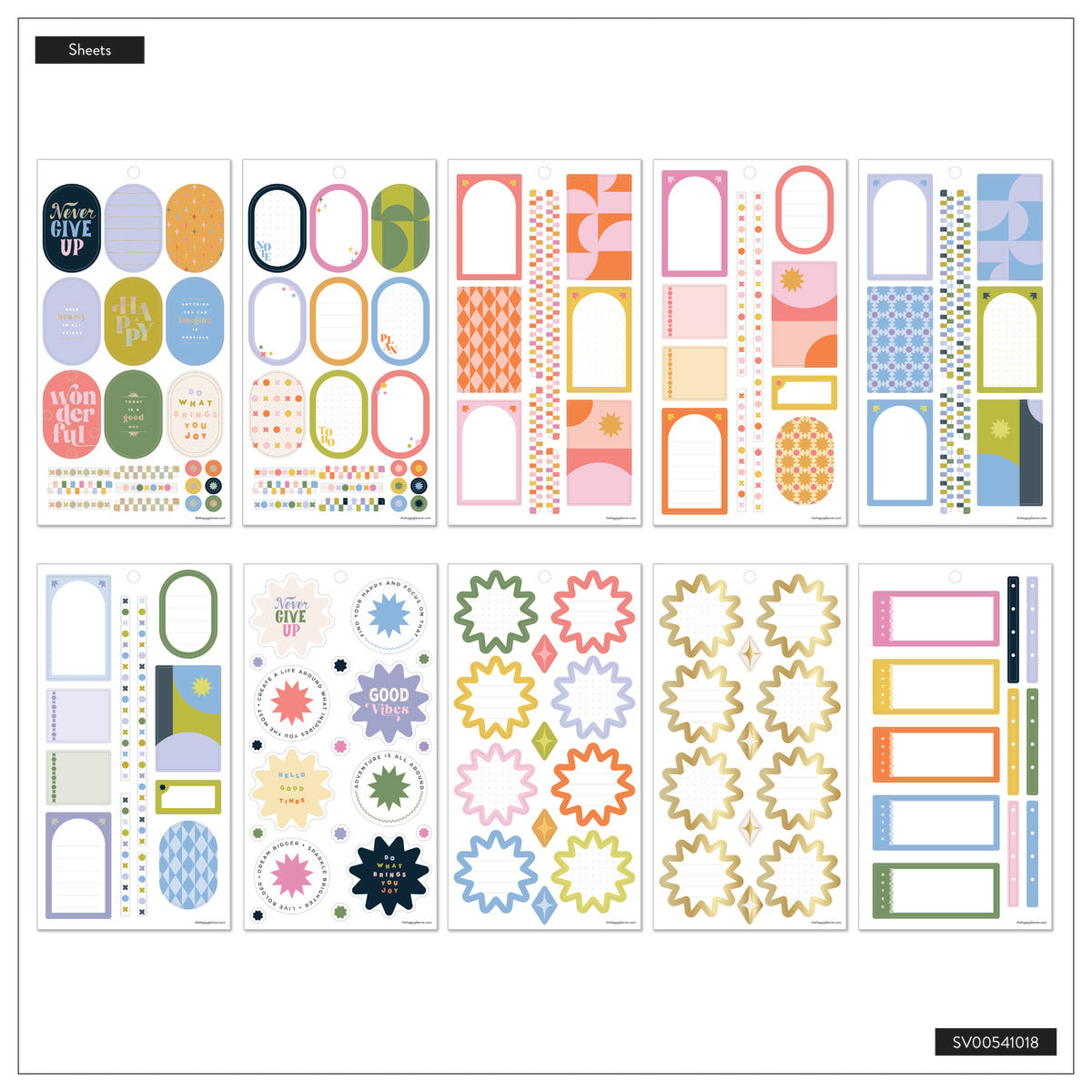 Pop Splash - Value Pack Stickers